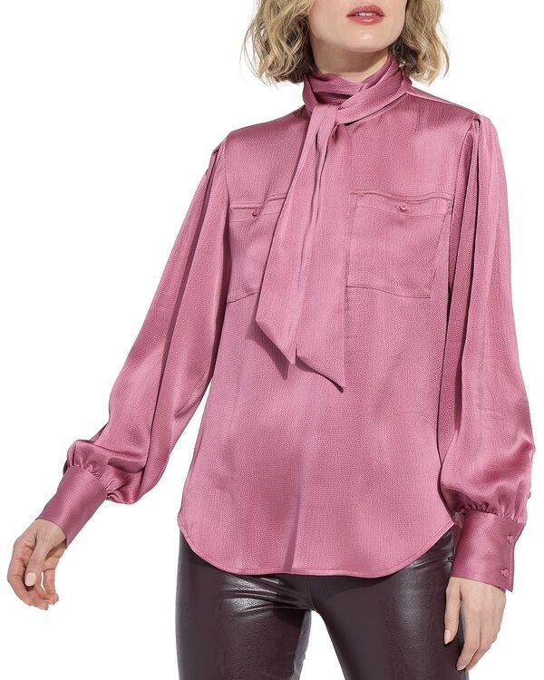 リジー レディース トップス シャツ ブラウス Lyss Daiane Utility Scarf Blouse Glamauve