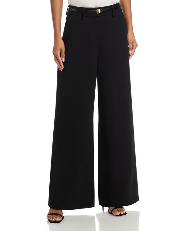 フレンチコネクション レディース ボトムス カジュアルパンツ ワイドレッグ FRENCH CONNECTION Azra Twill Wide Leg Pants Black ブラック