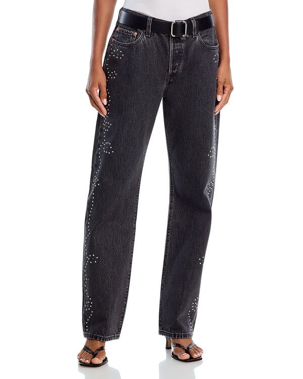リーバイス レディース ボトムス デニムパンツ ジーンズ Levis 501 90s Embellished Straight Jeans in Bejeweled