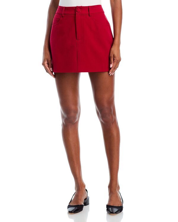 アクア レディース ボトムスカート ミニ AQUA Five Pocket Mini Skirt Exclusive Dark Cherry