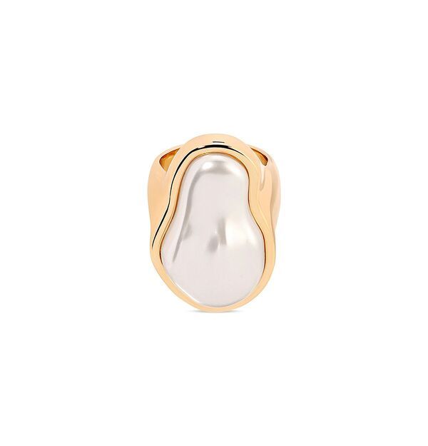 エティカ レディース アクセサリー リング Ettika Sea Born Imitation Pearl Cocktail Ringold ゴールド