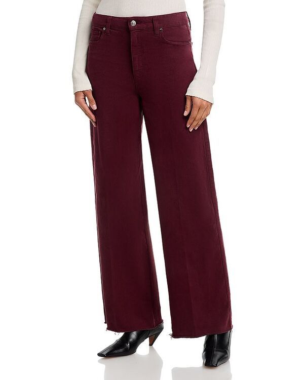 ペイジ レディース ボトムス デニムパンツ ヴィンテージーンズ PAIGE Anessa High Rise Raw Hem Jeans in Vintage Dark Oxblood Vintage Dark Oxblood オックスブラッド