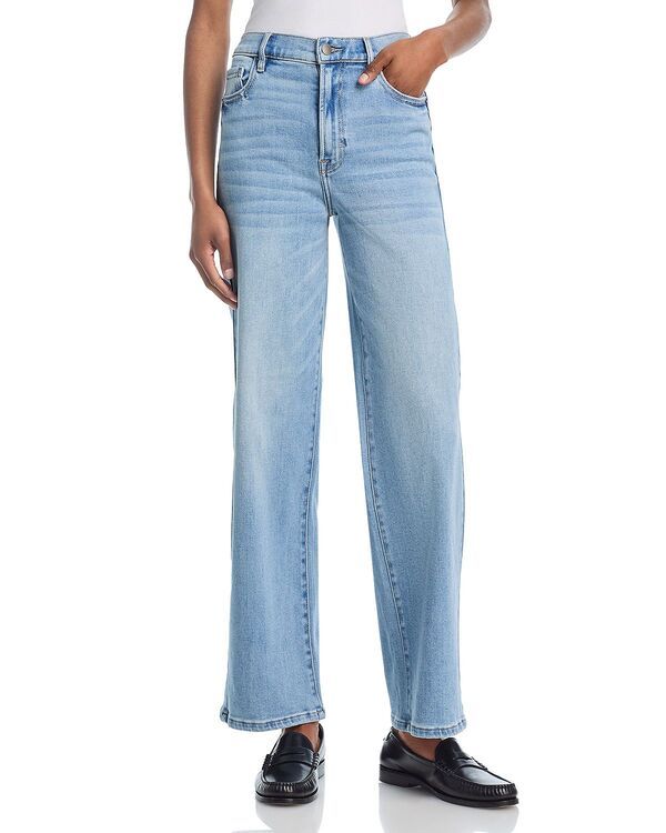 アクア レディース ボトムス デニムパンツ ジーンズ AQUA High Rise Dad Jeans in Medium Wash Exclusive Medium Wash
