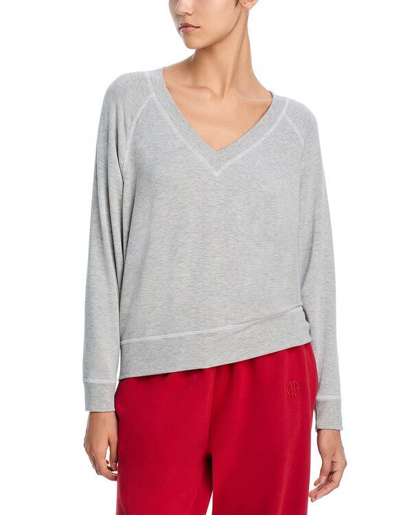 スピリッツフィフティファイブ レディース アウター パーカー・スウェット シャツ Splits59 Bennie Sweatshirt Heather GreyWhite ホワイト