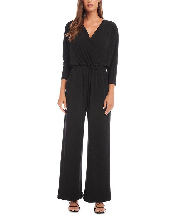 カレンケーン レディース トップス ジャンプスーツ Karen Kane Crossover Neck Jumpsuit Black ブラック 15,185円