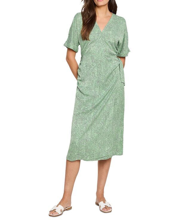 ニックプラスゾーイ レディース トップス ワンピース NICZOE Swirling Sands Wren Wrap Dress Green Multi グリーン
