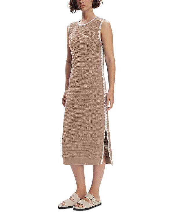 バーレイ レディース トップス タンクトップ ニット Varley Dwightanknit Dress Lightaupe トープ