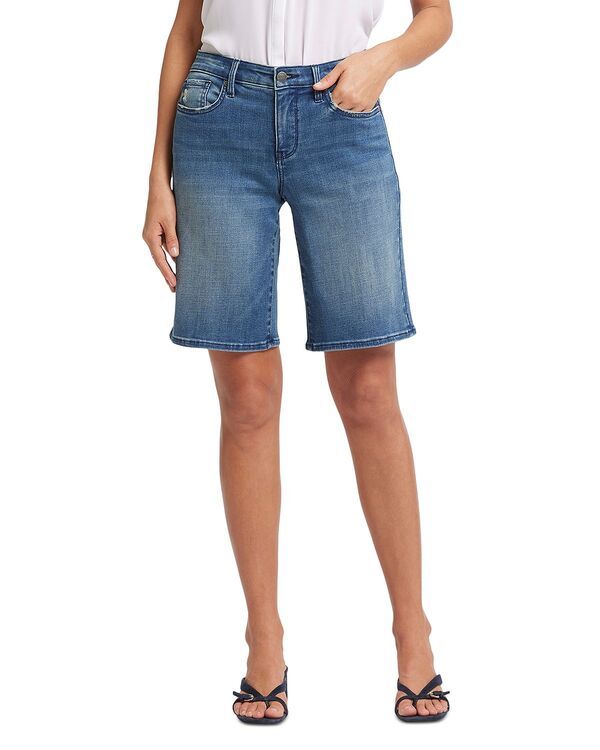 エヌワイディージェイ レディース ボトムス ハーフパンツ・ショーツ ショートパンツ デニム NYDJ Lilly Boyfriendenim Shorts in Cascade Wave Cascade Wave デニム