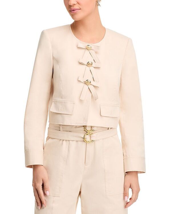 サンク ア セプト レディース アウター ジャケット・ブルゾン ジャケット Cinq a Sept Paige Brushed Twill Jacket Oatmilk
