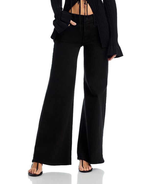 マザー レディース ボトムス デニムパンツ プチ ジーンズ MOTHER Petites The Lil Twister Sneak Jeans in Pitch Pitch 31,070円