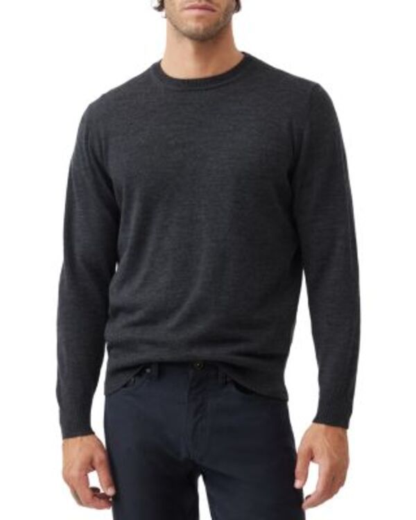 ロッドアンドグン メンズ アウター ニット・セーター クルーネック Rodd Gunn Ferndale Crewneck Sweater Charcoal Marley チャコール