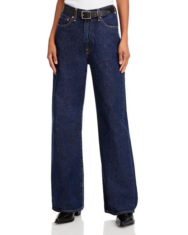 リーバイス レディース ボトムス デニムパンツ ワイドレッグ ジーンズ Levis Ribcage High Rise Wide Leg Jeans in Shaded View