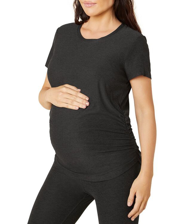 ビヨンドヨガ レディース トップス シャツ ダウン マタニティ Beyond Yoga On The Down Low Maternity Top Darkest Night