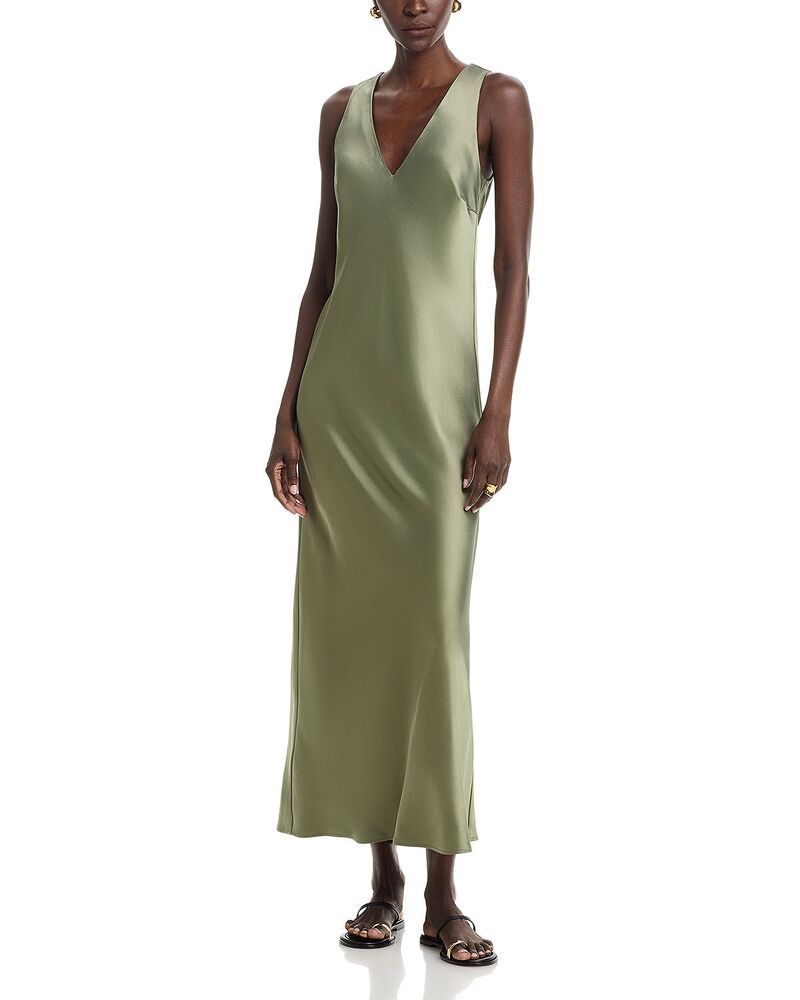 バイマレンバーガー レディース トップス ワンピース By Malene Birger Levita Dress Deep Lichen Green グリーン