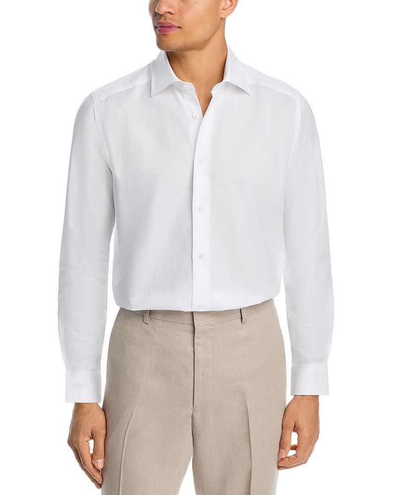 ジャックビクター メンズ トップス シャツ Jack Victor Danforth Long Sleeve Shirt White ホワイト