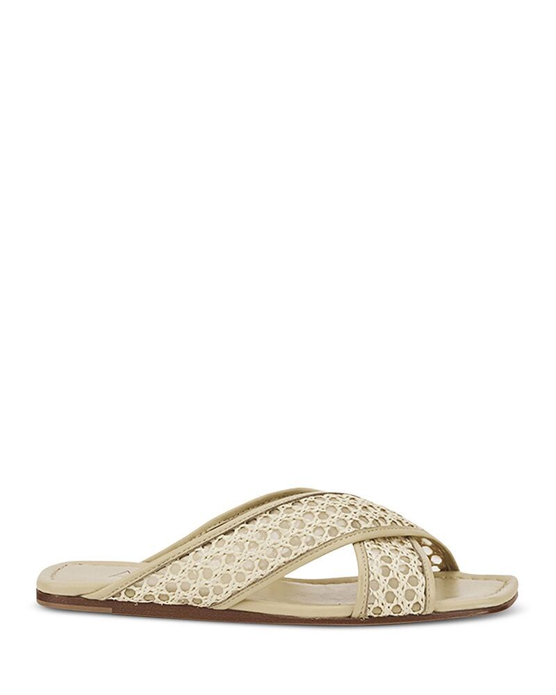 エージーエル レディース シューズ サンダル AGL Womens Woven Slide SandalstrawStraw