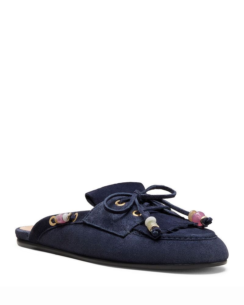 スチュアート ワイツマン レディース シューズ サンダル Stuart Weitzman Womens Majorca Tinsley Mules Nice Blue ブルー