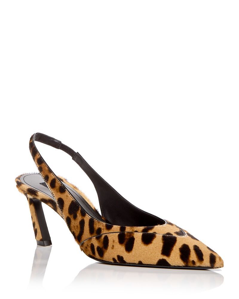 ジバンシー レディース シューズ パンプス Givenchy Womenspiky Calf Hair Slingback Pumps BlackBeige ブラック