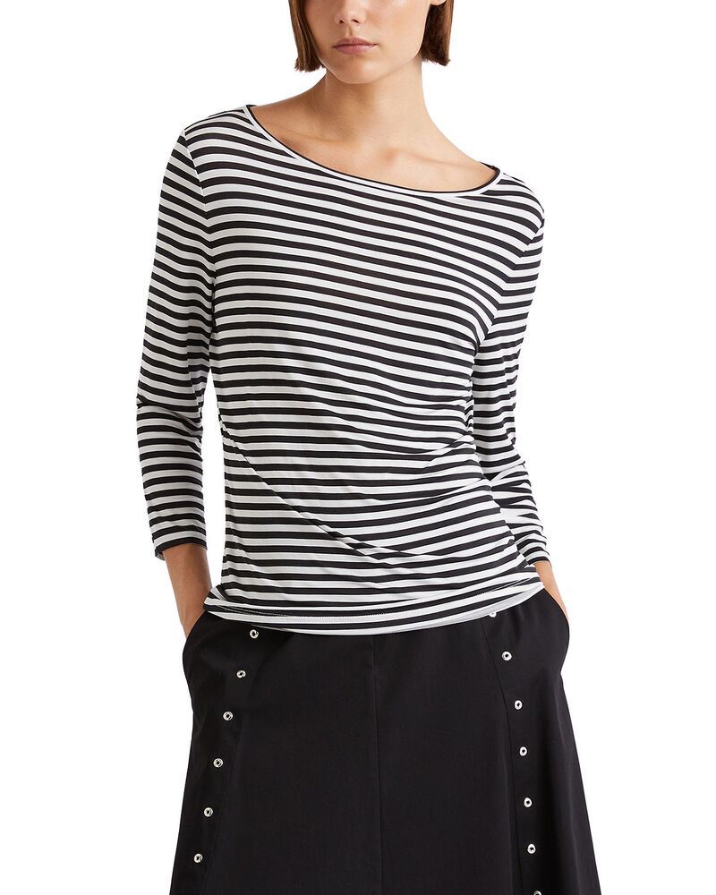 マレーラ レディース トップス シャツ Marella Slim Boat Neck Top Cream クリーム
