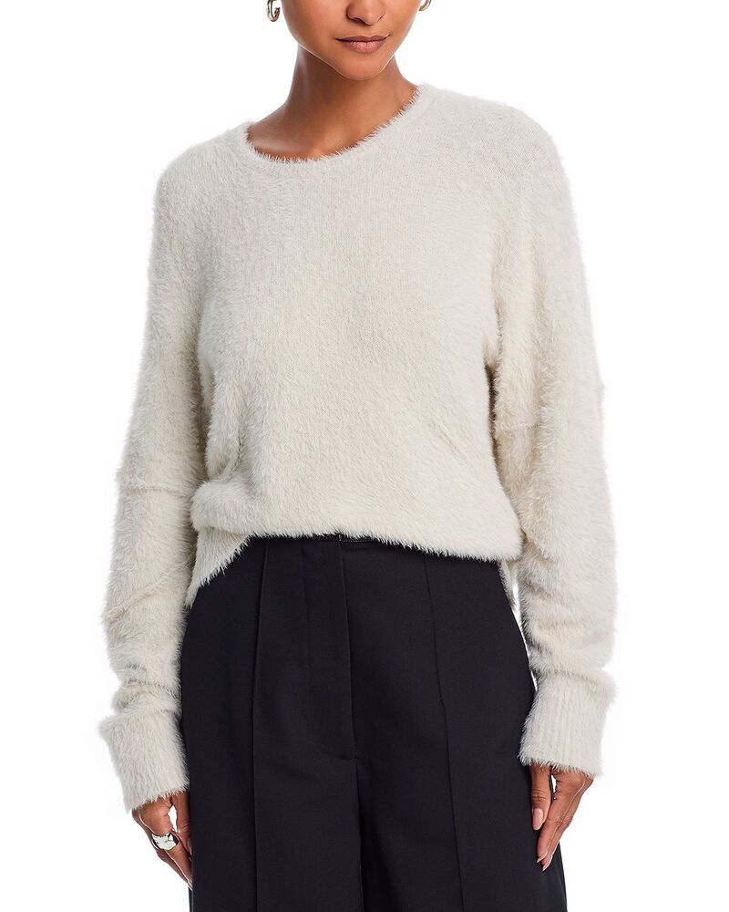 ヘルムート ラング レディース アウター ニット・セーター Helmut Lang Apex Oversized Eyelash Sweater Ivory アイボリー 27,170円