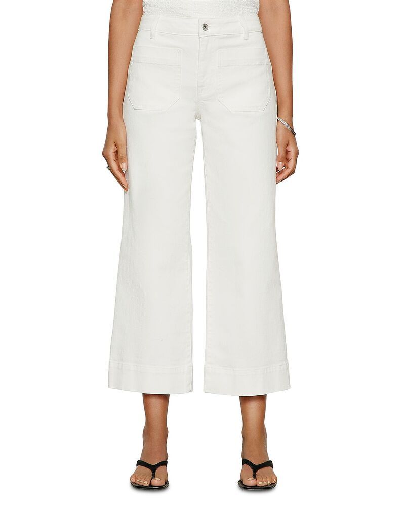 サンクチュアリー レディース ボトムス カジュアルパンツ ワイドレッグ クロップド Sanctuary The Marine Cropped Wide Leg Pants Bleached