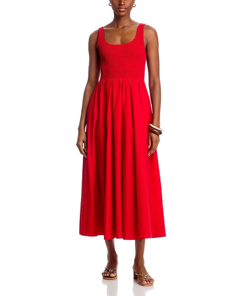 キセレナ レディース トップス ワンピース シャーリング Xirena Florence Smockedress Red Flash レッド