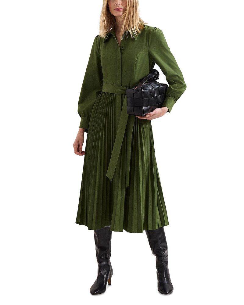 フェイズ・エイト レディース トップス シャツ プリーツ Phaseight Kelsie Pleated Shirtdress Green グリーン 25,060円
