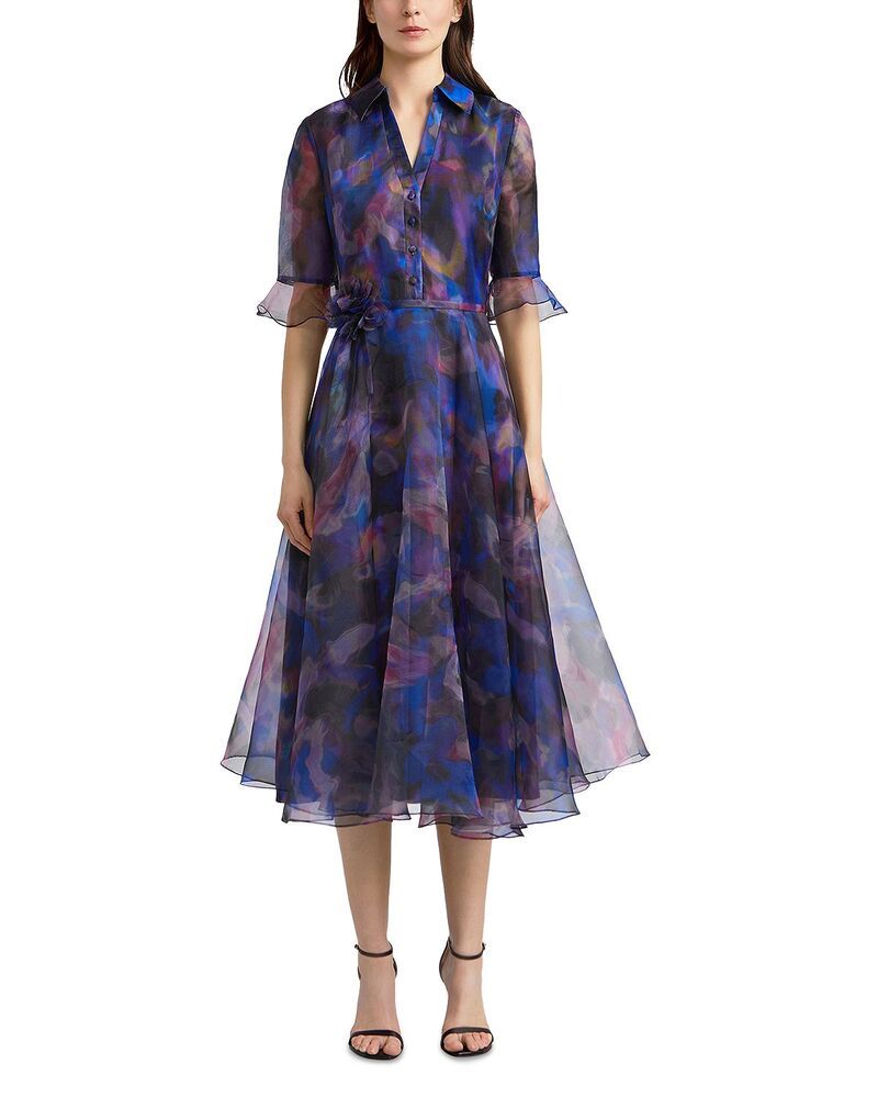 セイア レディース トップス シャツ Theia Colette Shirt Dresshadow Aurora