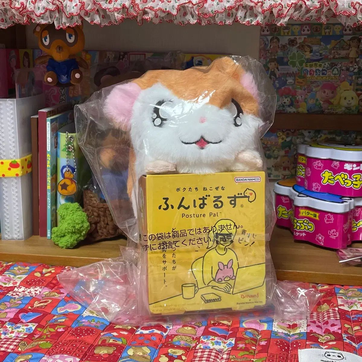 (新品) とっとこハム太郎 クッション ぬいぐるみ