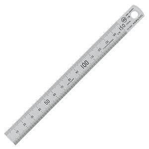 (まとめ) コクヨ ステンレス直定規 C型 JIS1級 15cm TZ-1341 1個 〔×15セット〕