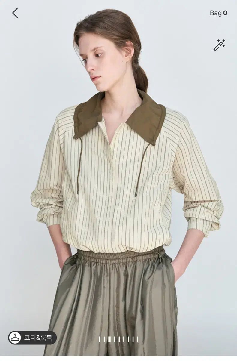 ハンサム 26ss新作 LATT by T ラット バイ T ラット ドロー ストリング シャツ 55