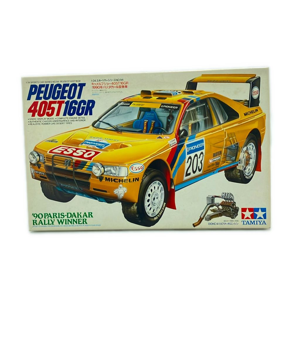 タミヤ 1/24 キャメルフジョー405T16GR 1990年パリ・ダカール優勝車 プラモデル スポーツカーシリーズNo.94