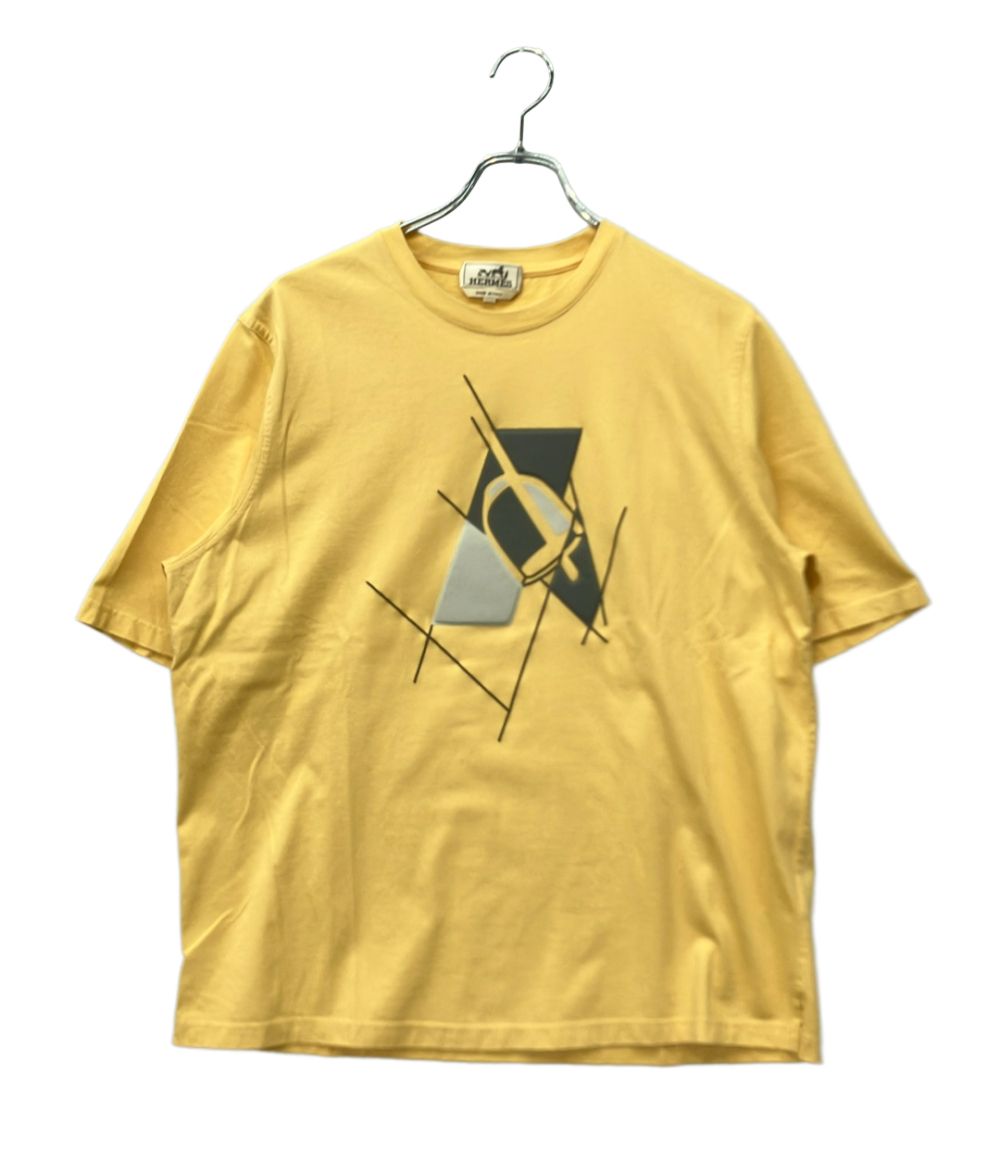 エルメス 半袖Tシャツ Etrier en Fragments T-SHIRT メンズ SIZE M HERMES