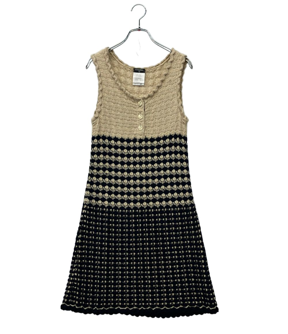 シャネル ニットワンピース ココボタン P43419 レディース SIZE 34 (S) CHANEL