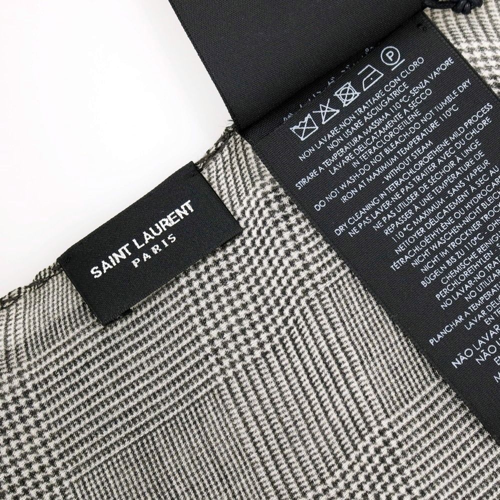 中古】【未使用】サンローランパリ SAINT LAURENT PARIS シルク グレン 