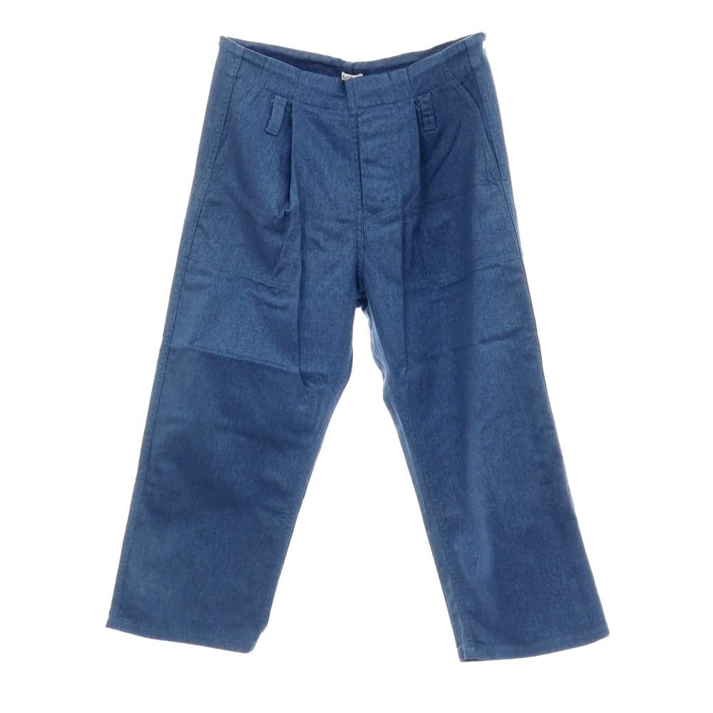 【中古】ウィリー チャバリア WILLY CHAVARRIA コットン イージーパンツ ブルー【サイズS】【メンズ】