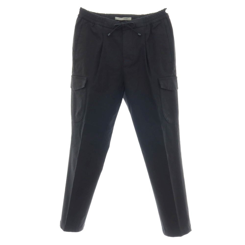【中古】ジャブス アルキヴィオ giab's ARCHIVIO TIZIANO コットンポリウレタン カーゴイージーパンツ ブラック【サイズ46】【メンズ】