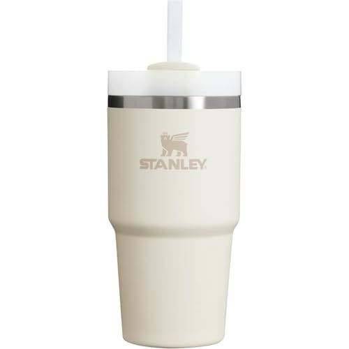 STANLEY(スタンレー) H2.0 真空クエンチャー 0.6L クリーム2.0 600ｍl 保冷 頑丈 ストロー 水筒 夏 アウトドア 食洗機可 保証 (日本正規品)/ 1947e837
