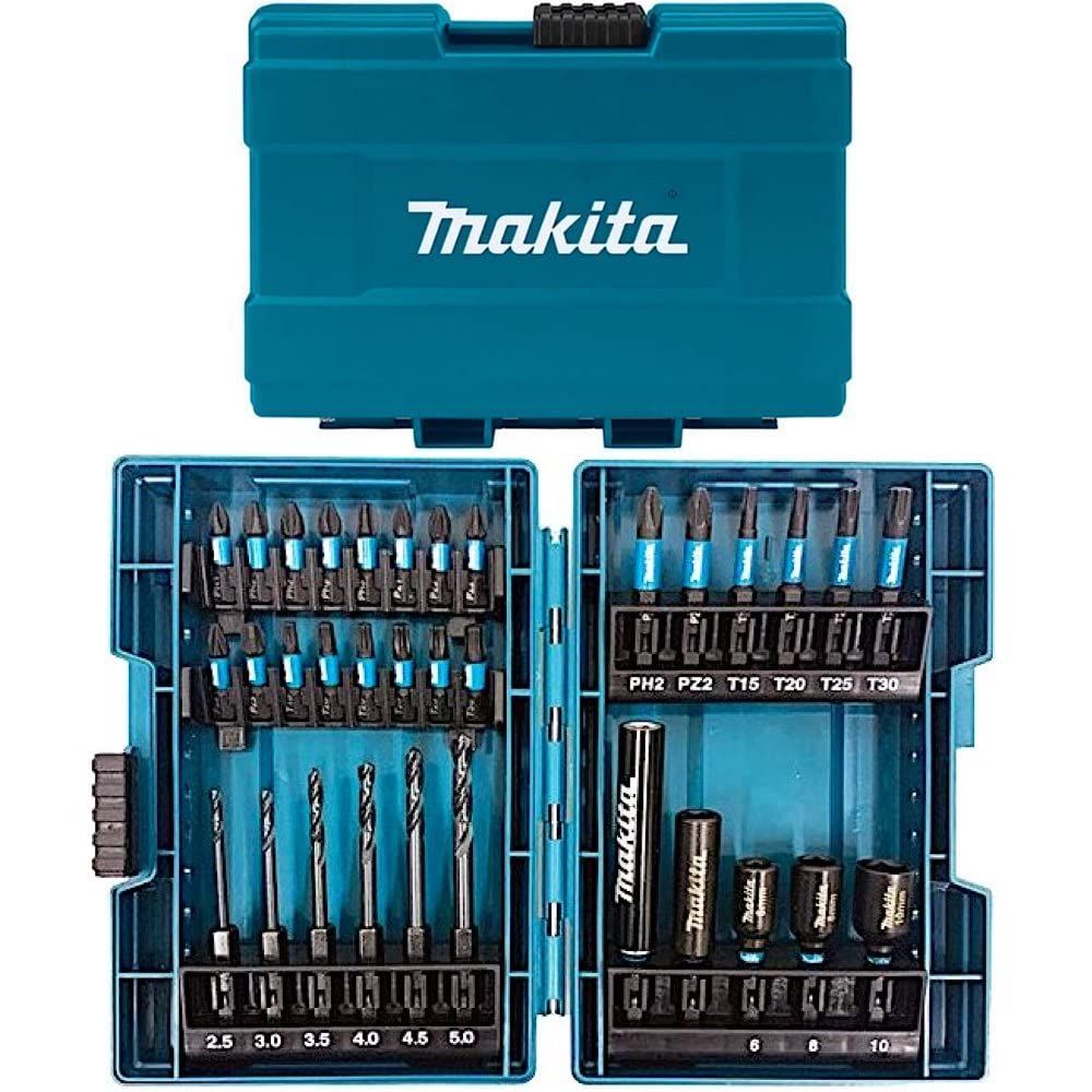 マキタ(Makita) インパクトドライバー用 ビット ソケット ドリルビット 33本 セット 六角軸6.35? ケース付 E-06622 [並行輸入品]kk 60c28c71