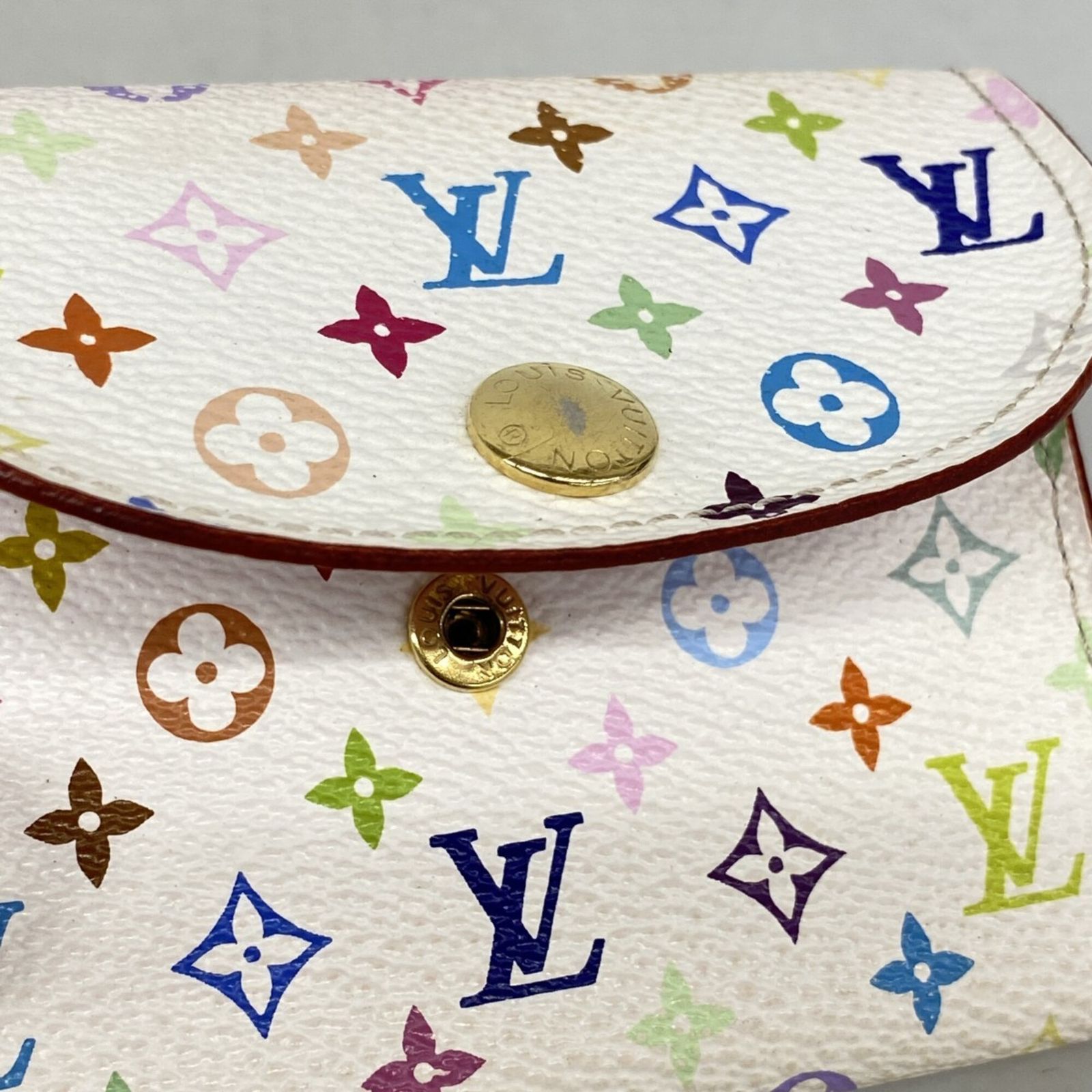 ルイ・ヴィトン(Louis Vuitton) ルイ・ヴィトン 名刺入れ モノグラム・マルチカラー アンヴェロップカルトドゥヴィジット M66560 ブロン リッチレディース