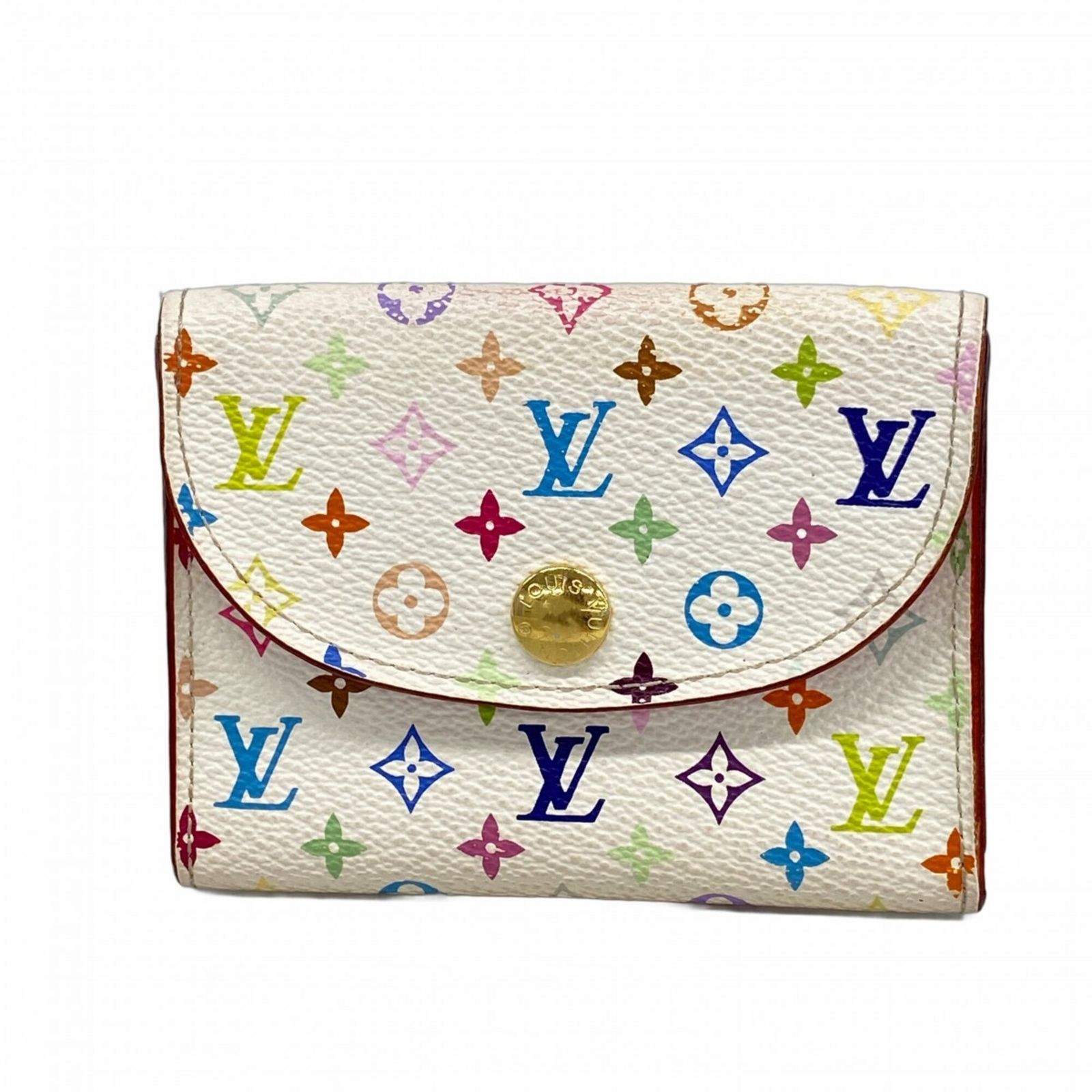 ルイ・ヴィトン(Louis Vuitton) ルイ・ヴィトン 名刺入れ モノグラム・マルチカラー アンヴェロップカルトドゥヴィジット M66560 ブロン リッチレディース