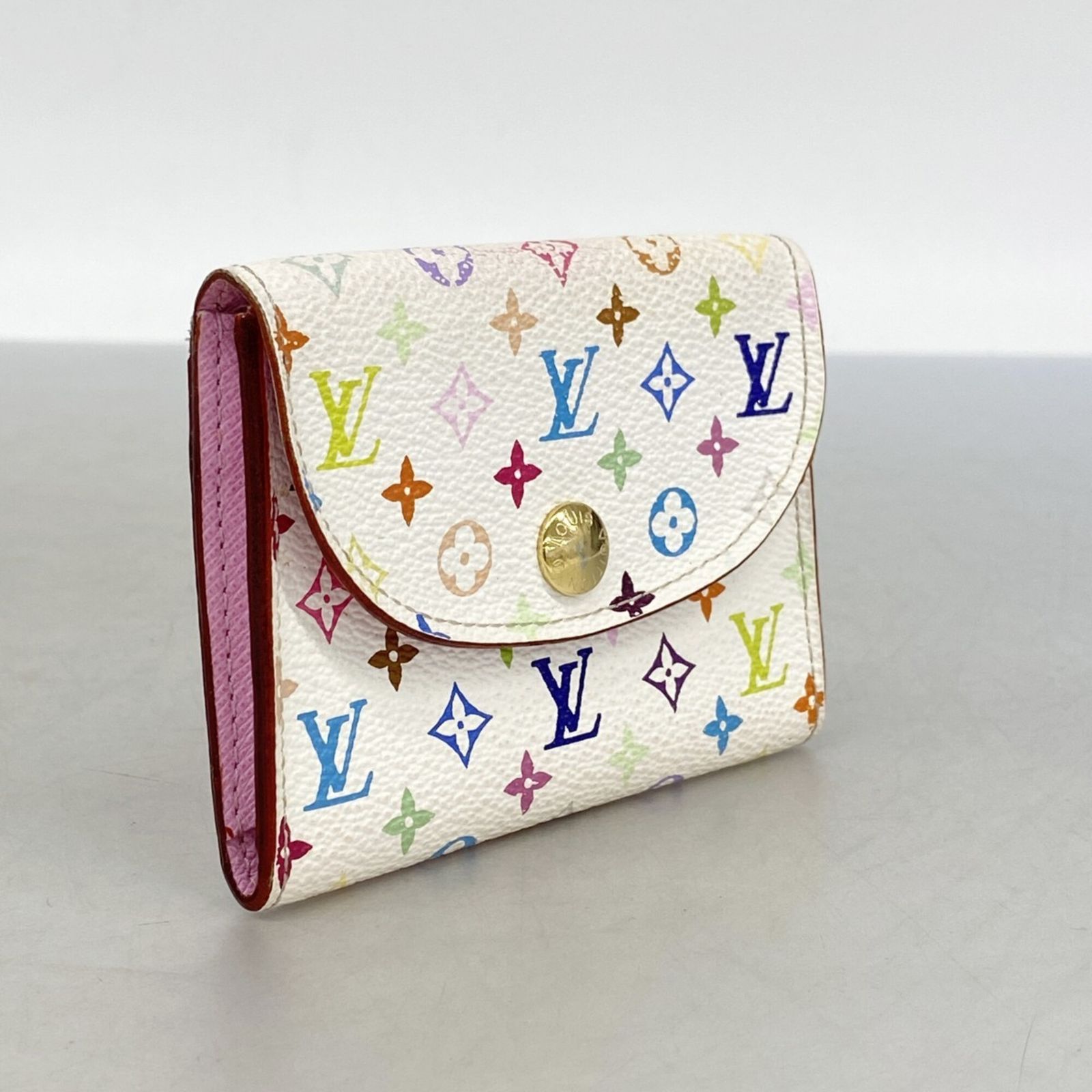 ルイ・ヴィトン(Louis Vuitton) ルイ・ヴィトン 名刺入れ モノグラム・マルチカラー アンヴェロップカルトドゥヴィジット M66560 ブロン リッチレディース
