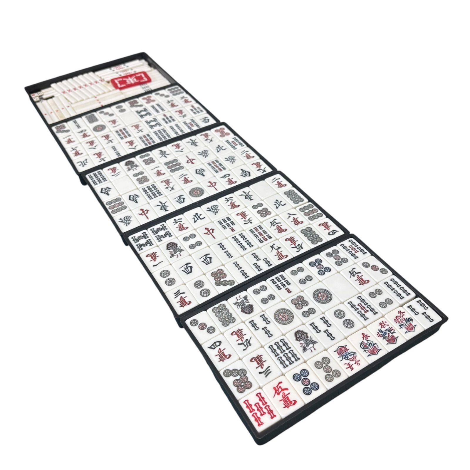 中古品 BAT MAT 麻雀マット 折りたたみ式 麻雀牌 4セット - メルカリ
