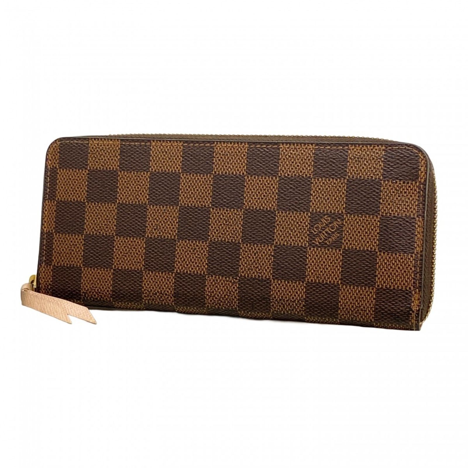 ルイ・ヴィトン(Louis Vuitton) ルイ・ヴィトン 長財布 ダミエ ポルトフォイユクレマンス N41626 エベヌ ローズバレリーヌレディース