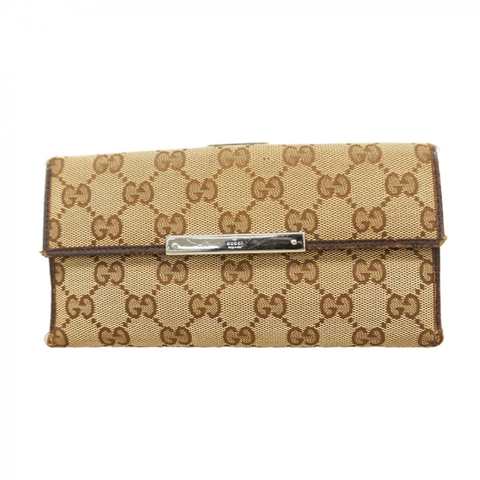 グッチ(Gucci) グッチ 長財布 GGキャンバス 112715 キャンバス ベージュ レディース 11,253円