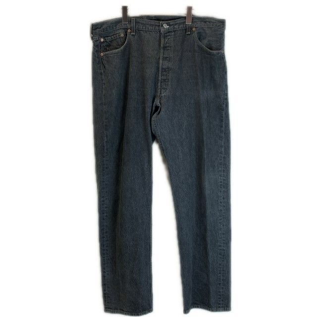 【中古】　Levi’s　デニムパンツ　90s vintage　90年代　OLD　95年製　501　刻印501　Gパン　ボタンフライ　カラーデニム　USA製　オーバーサイズ　アメカジ　古着　/7006