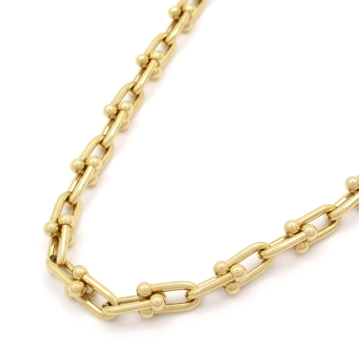 TIFFANY&Co.(ティファニー) ネックレス美品 ハードウェア スモール リンク ネックレス K18YG