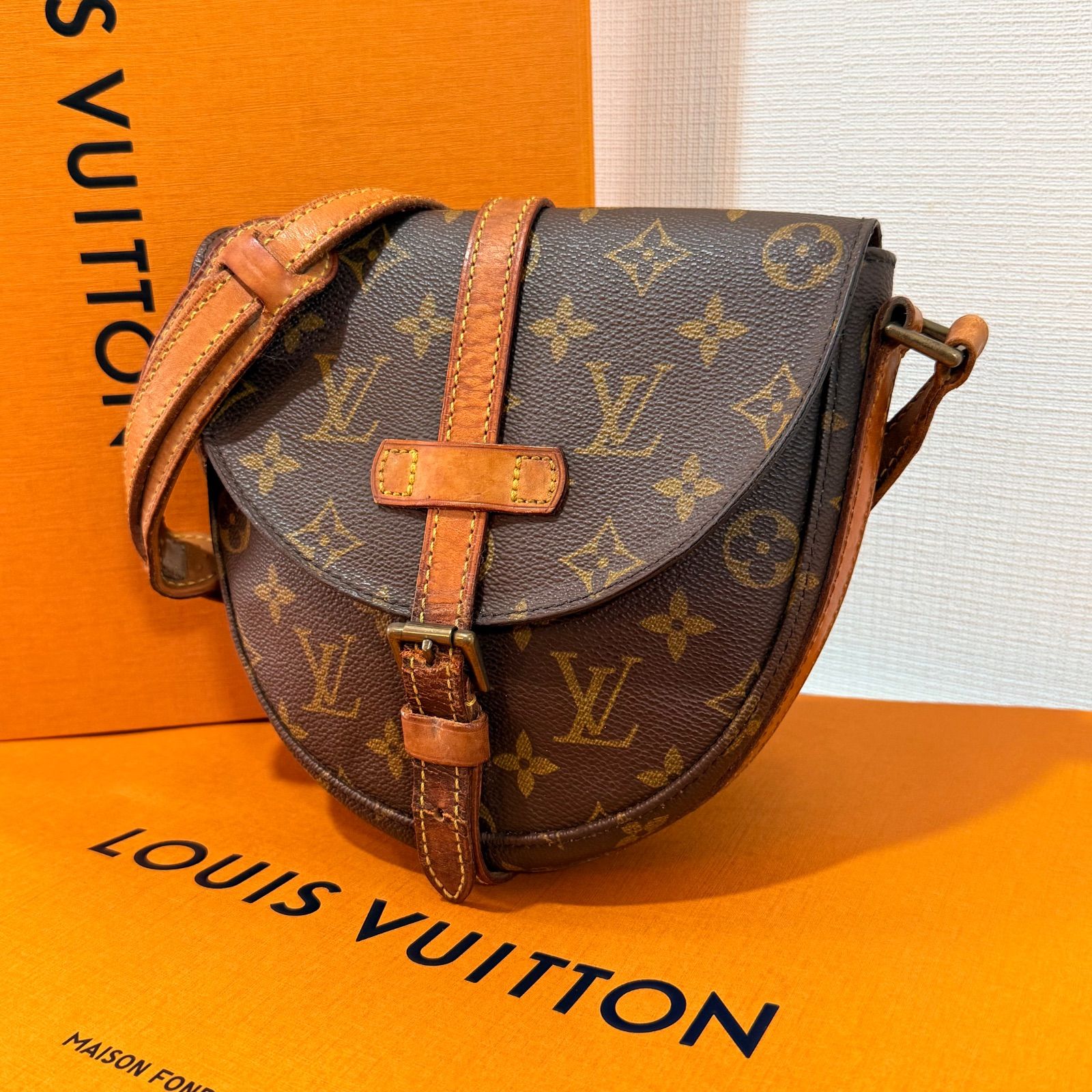 LOUISVUITTON ルイヴィトン シャンティ モノグラム ショルダーバック 
