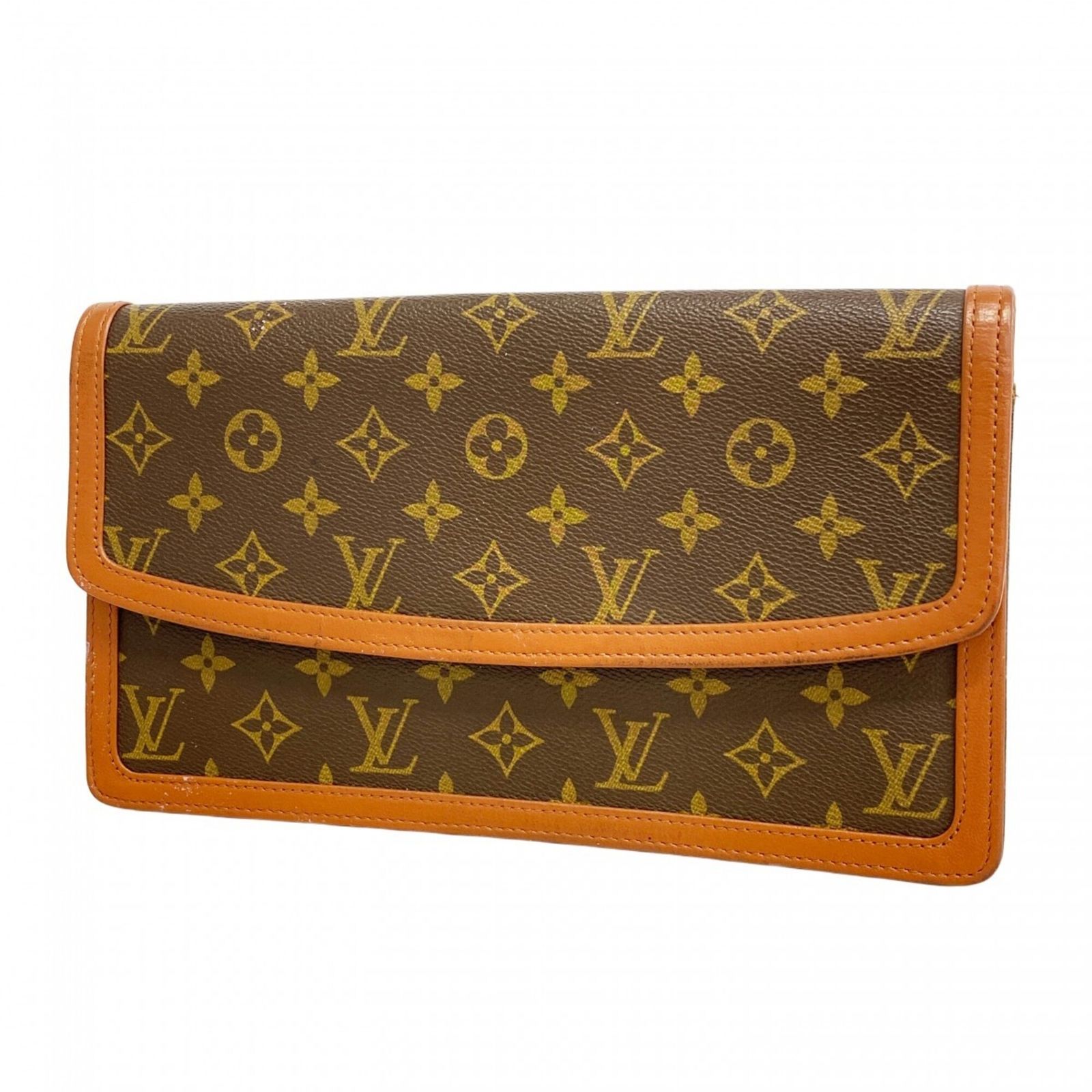 ルイ・ヴィトン(Louis Vuitton) ルイ・ヴィトン クラッチバッグ モノグラム ポシェットダムGM M51810 ブラウンメンズ