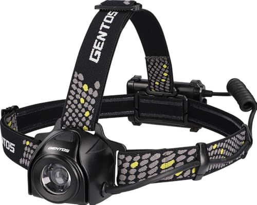 GENTOS(ジェントス) LED ヘッドライト USB充電式 【明るさ700ルーメン/実用点灯6時間/後部認識灯】 専用充電池または単3形電池3本 (別売り) 使用 ヘッドベイダー HV-133H送料無料 de0d02a8